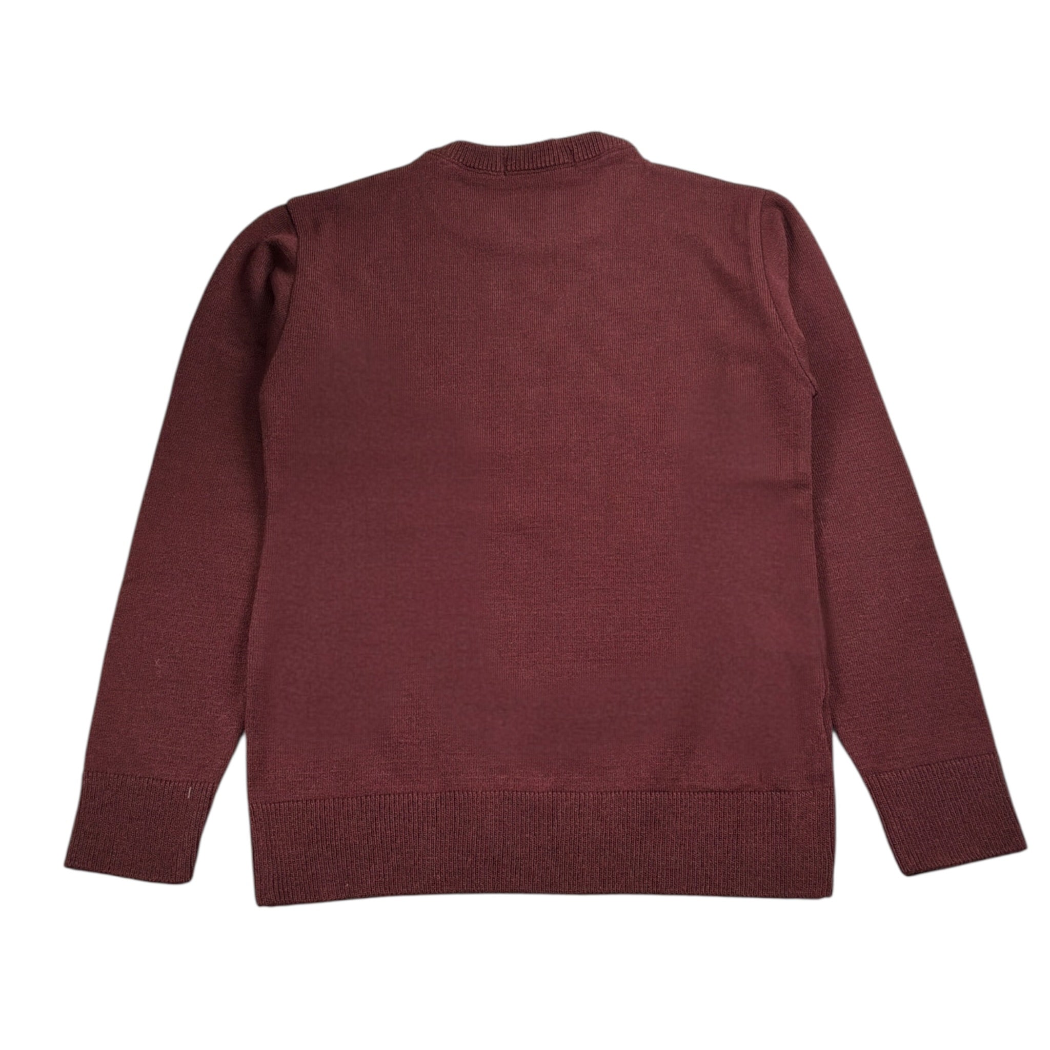 Manuel & Frank Maglia tinta unita Girocollo Bordeaux per Bambino MF4001B BORDEAUX MANUEL & FRANK 