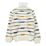 Manuel & Frank Maglia tinta unita Collo Alto con Fantasia Bianco per Bambino MF4143B BIANCO MANUEL & FRANK 