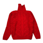 Manuel & Frank Maglia Collo Alto tinta unita Rosso per Neonato MF4190B ROSSO MANUEL & FRANK 
