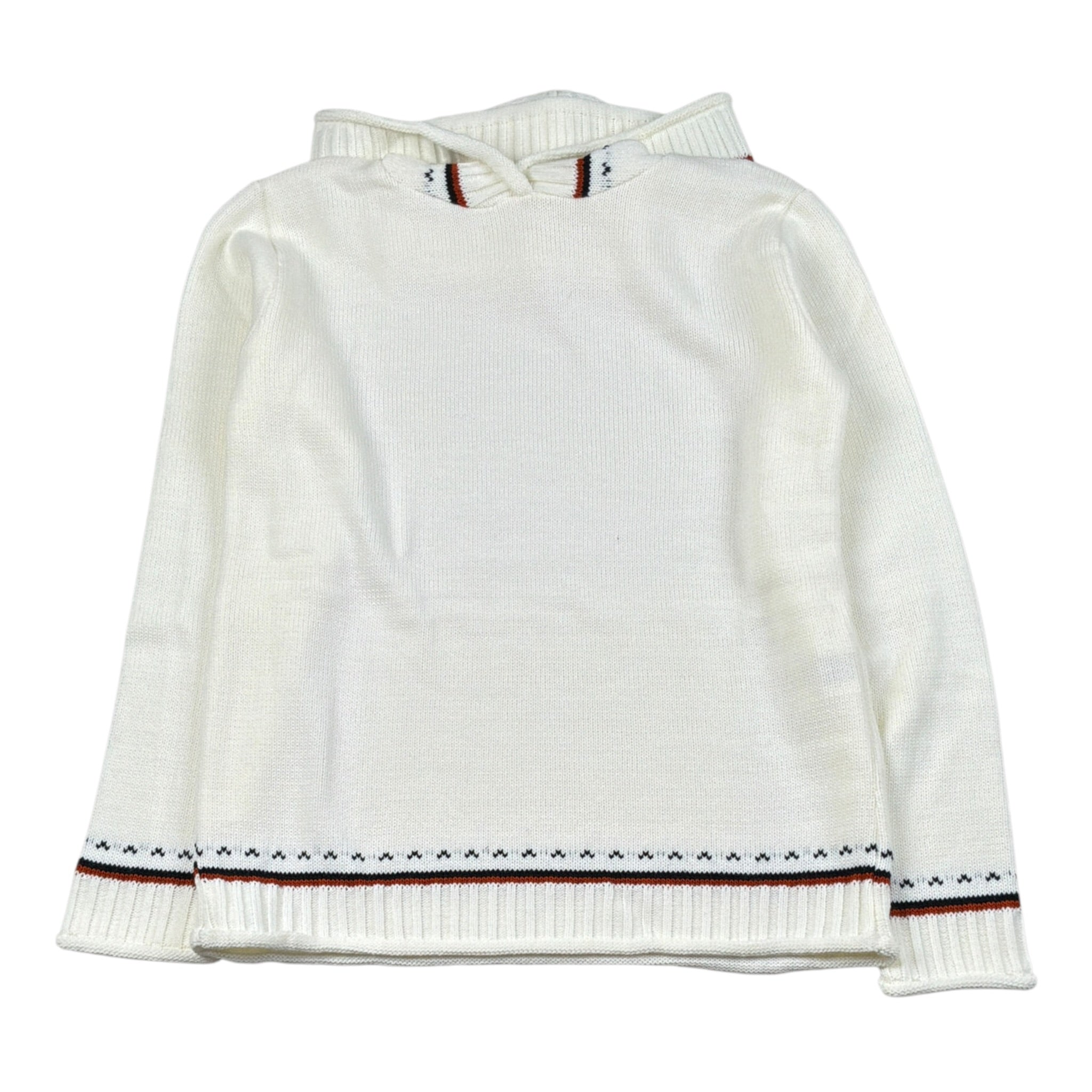 Manuel & Frank Maglia tinta unita con Cappuccio E Fantasia Bianco per Bambino MF4242R BIANCO MANUEL & FRANK 