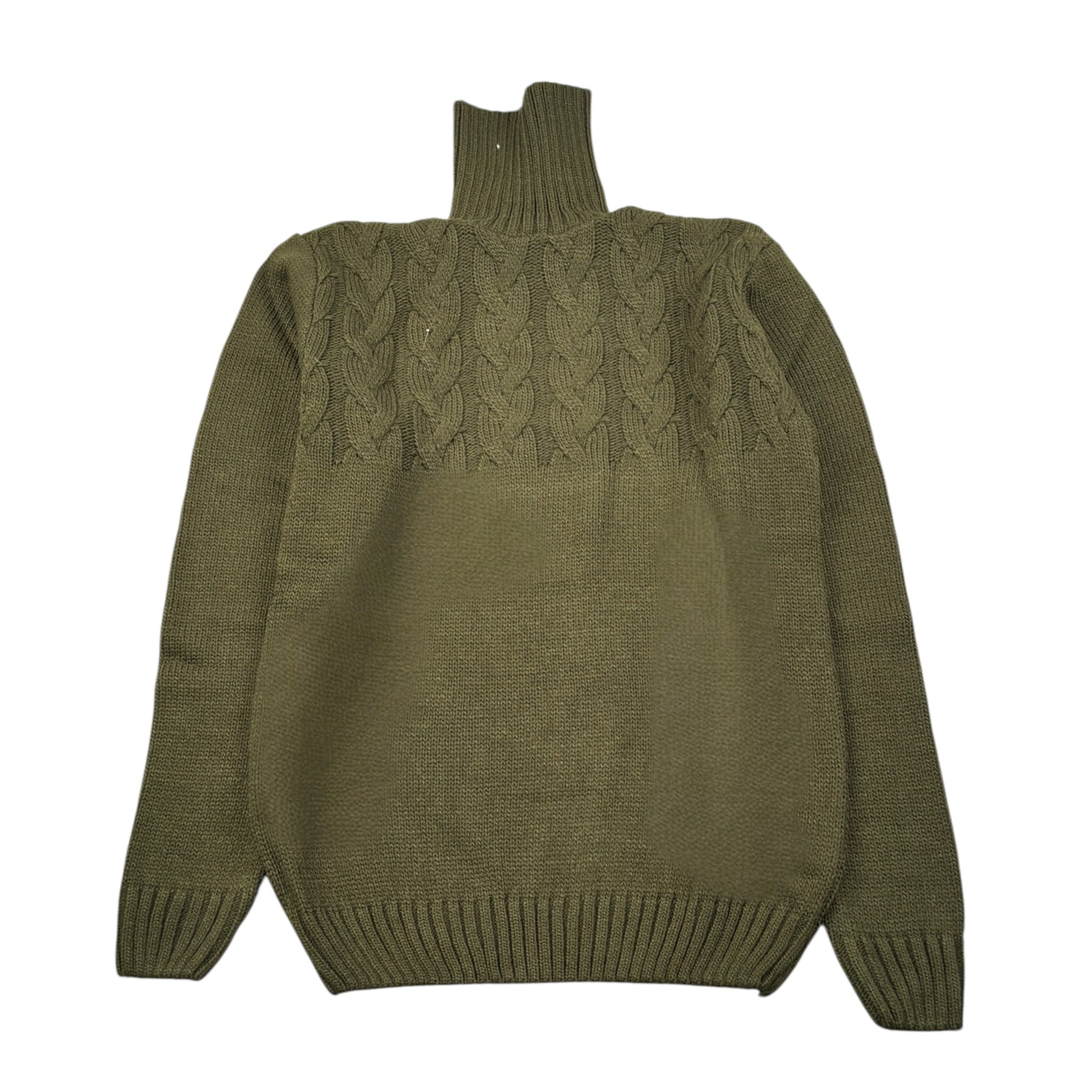 Manuel & Frank Maglia Collo Alto tinta unita Verde per Bambino MF4295R VERDE MANUEL & FRANK 
