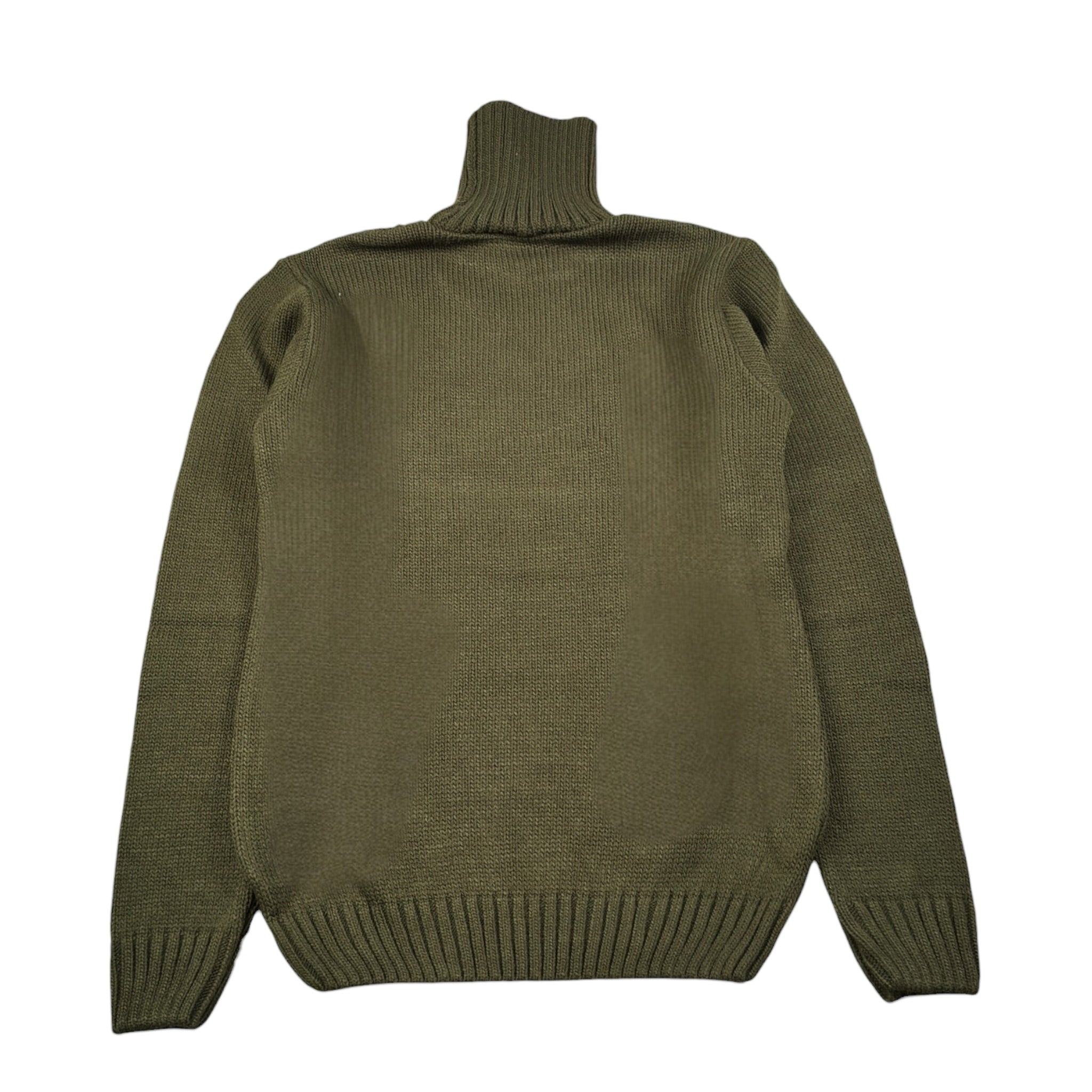 Manuel & Frank Maglia Collo Alto tinta unita Verde per Bambino MF4295R VERDE MANUEL & FRANK 