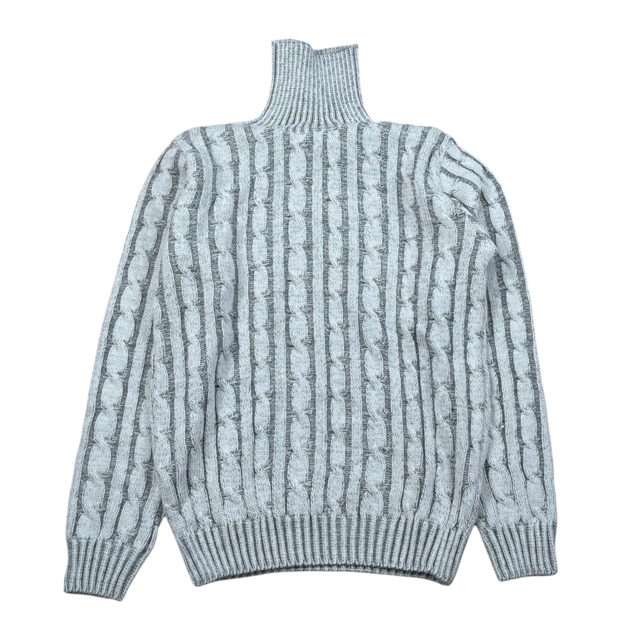 Manuel & Frank Maglia Collo Alto tinta unita Grigio per Bambino MF4297R GRIGIO MANUEL & FRANK 