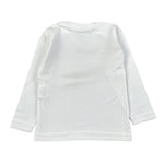 Manuel & Frank Shirt Girocollo tinta unita con Stampa Bianco per Neonato MF6065N BIANCO MANUEL & FRANK 