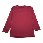 Manuel & Frank Shirt tinta unita Girocollo con Stampa Bordeaux per Bambino MF7003B BORDEAUX MANUEL & FRANK 