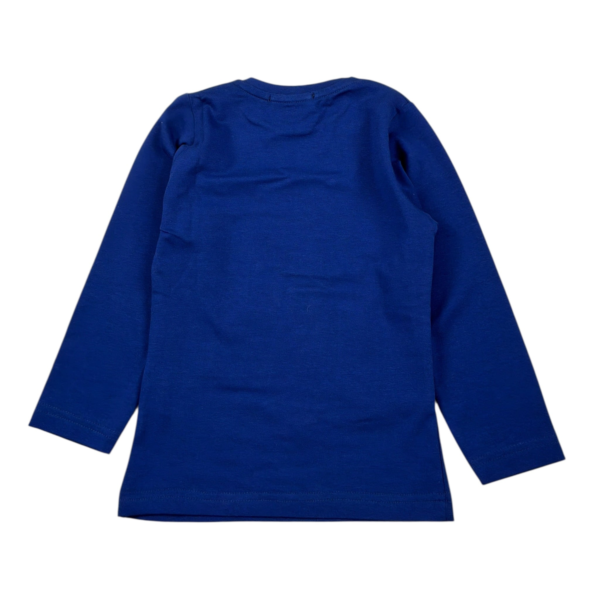 Manuel & Frank Shirt tinta unita Girocollo con Stampa Blu per Neonato MF7008B BLU MANUEL & FRANK 