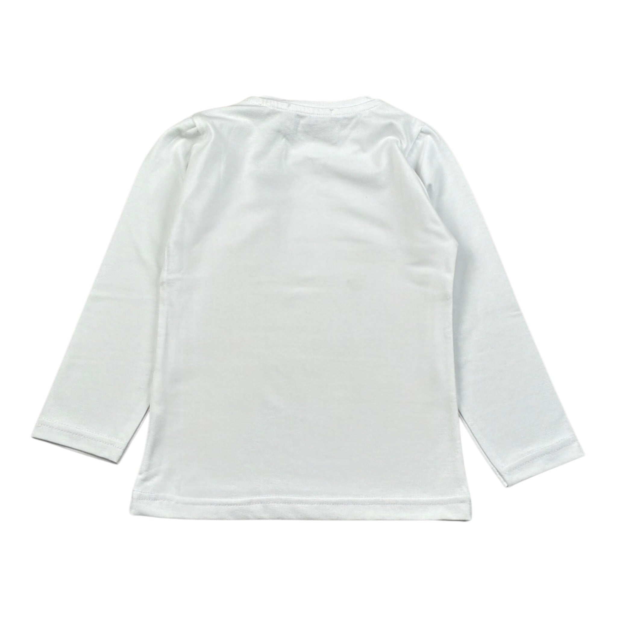 Manuel & Frank Shirt tinta unita Girocollo con Stampa Bianco per Bambino MF7110B BIANCO MANUEL & FRANK 