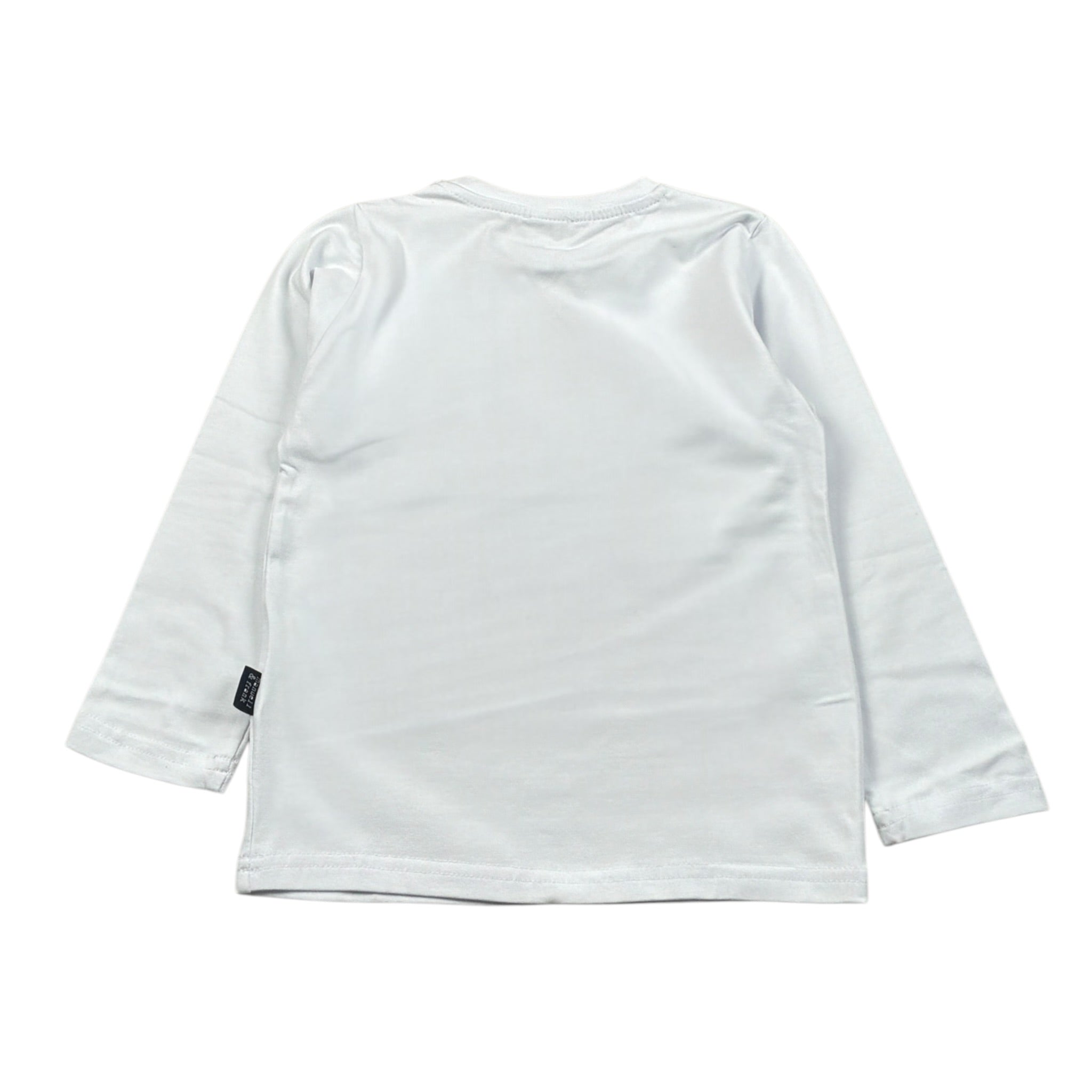Manuel & Frank Shirt tinta unita Girocollo con Stampa Bianco per Bambino MF7242B BIANCO MANUEL & FRANK 