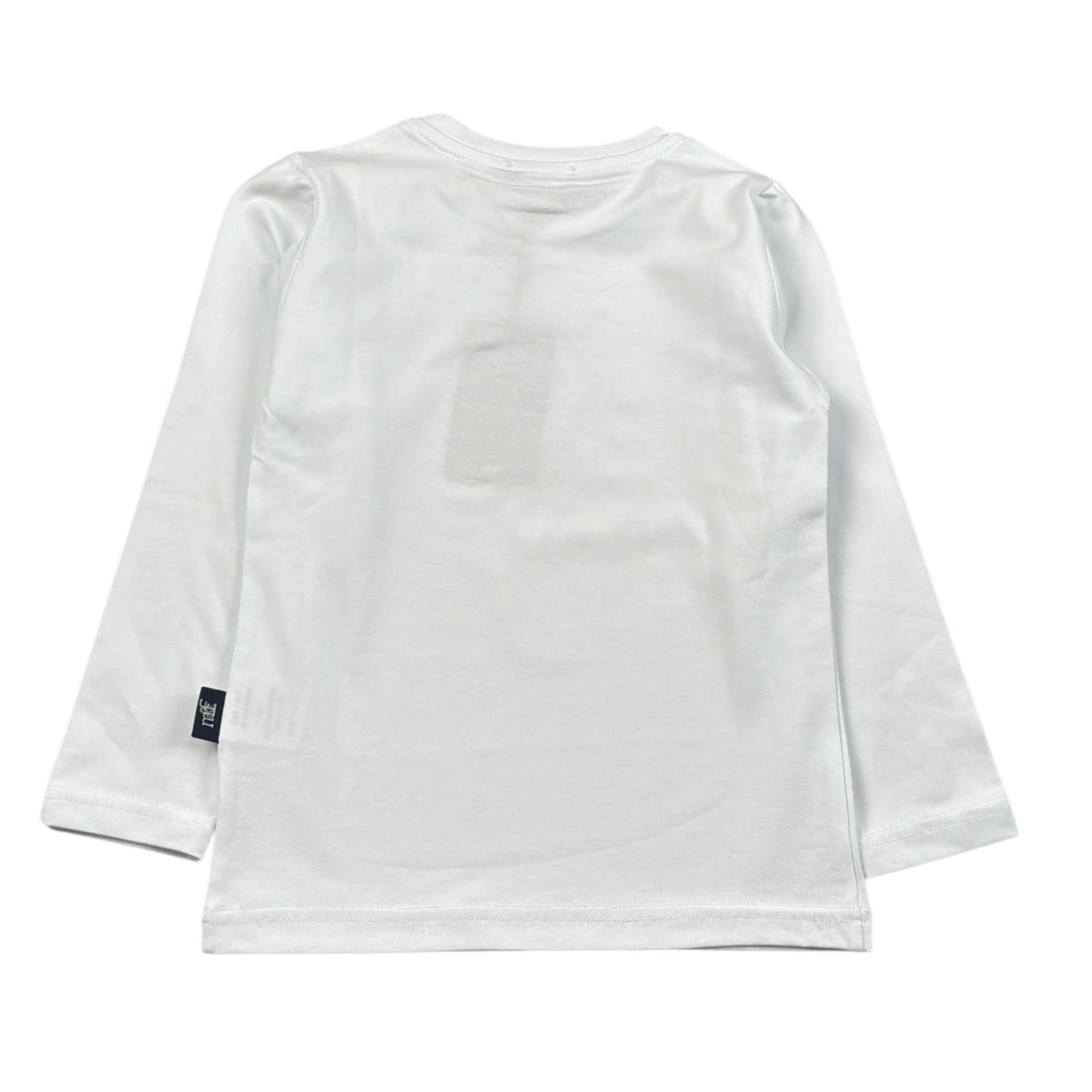 Manuel & Frank Shirt tinta unita Girocollo con Stampa Bianco per Bambino MF7357B BIANCO MANUEL & FRANK 
