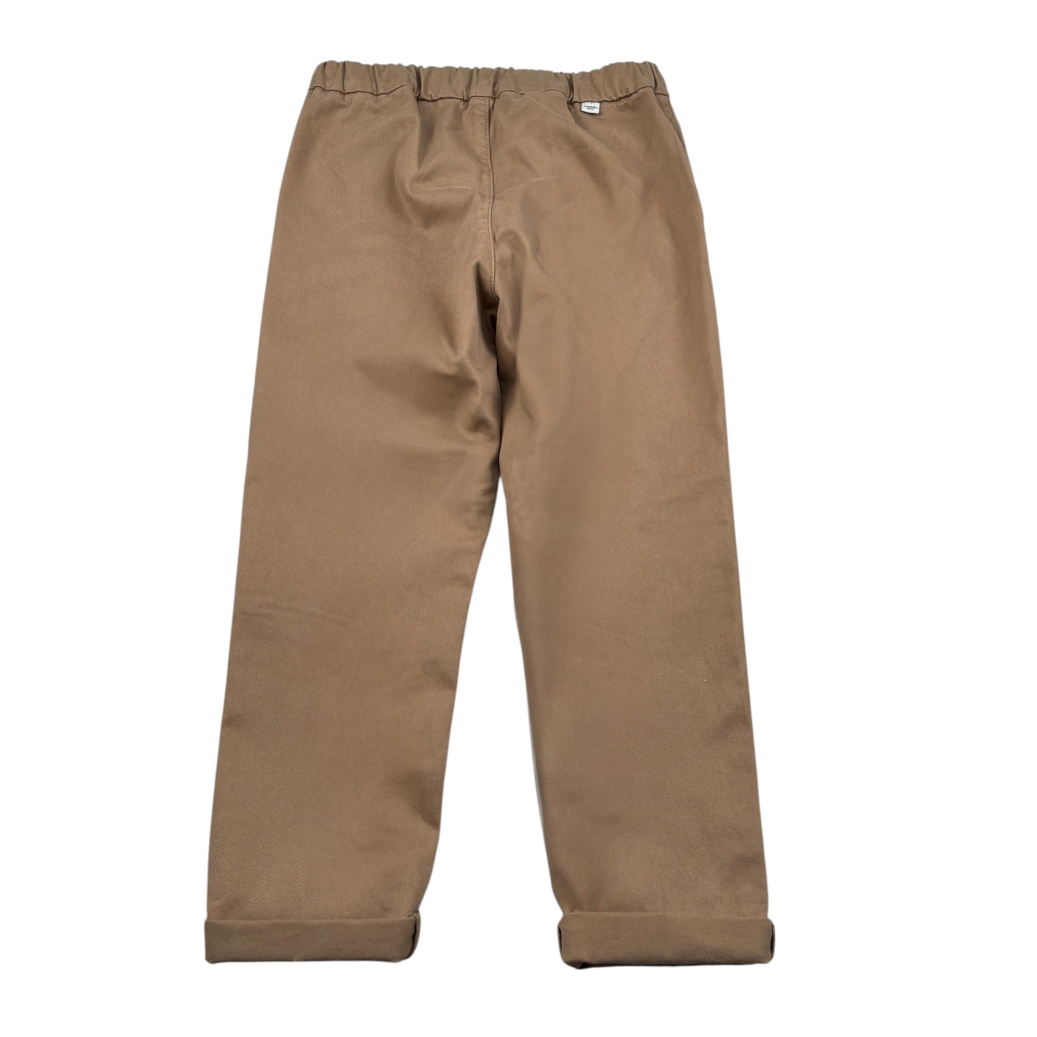 Manuel Ritz Pantalone tinta unita con Elastico In Vita Marrone per Bambino MR2757 MARRONE MANUEL RITZ 