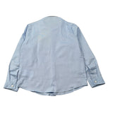 Manuel Ritz Camicia Manica Lunga tinta unita Azzurro per Bambino MR2780 AZZURRO MANUEL RITZ 