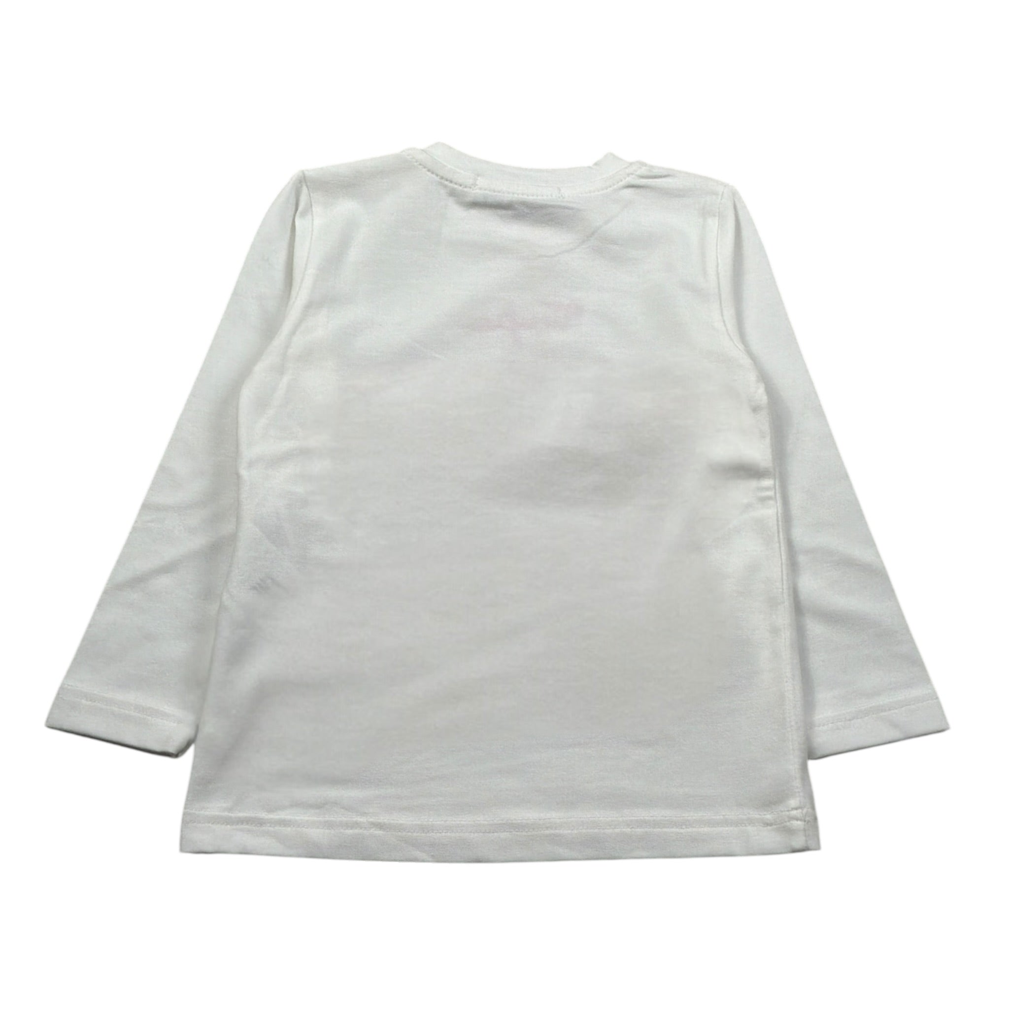 Manuel Ritz Shirt Girocollo tinta unita con Ricami Bianco per Neonato MR2816 BIANCO MANUEL RITZ 