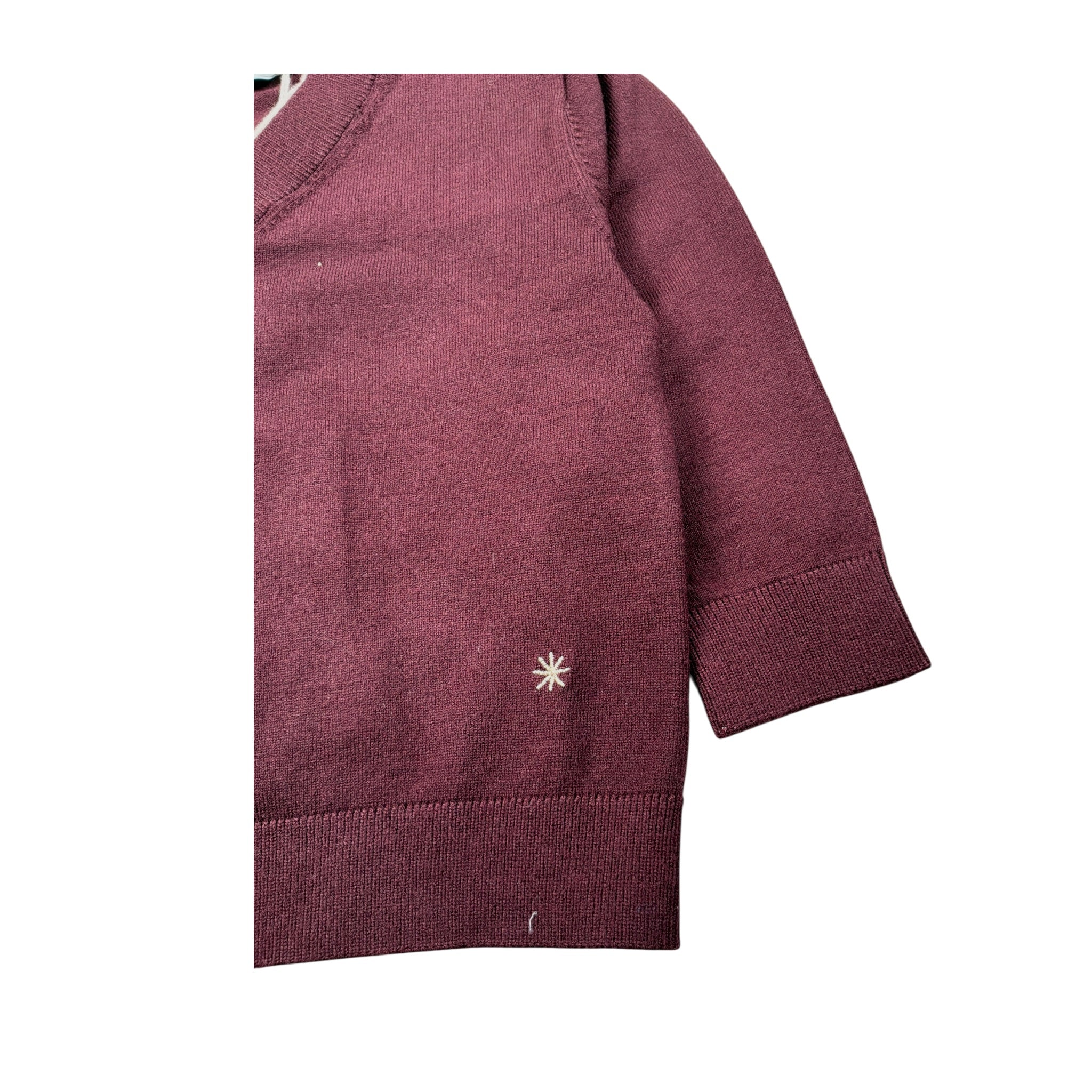 Manuel Ritz Maglia tinta unita Scollo A V Vinaccio per Neonato MR3149NX VINACCIO MANUEL RITZ 