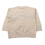 Manuel Ritz Maglia Girocollo tinta unita con Logo Beige per Neonato MR3153X BEIGE MANUEL RITZ 
