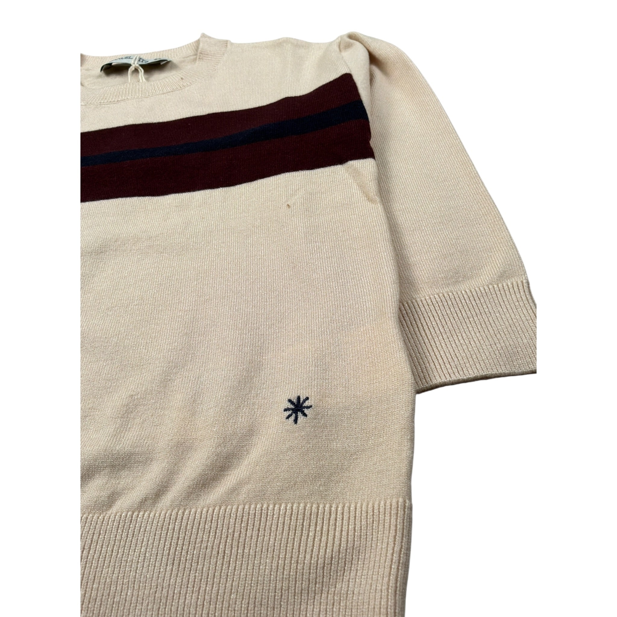 Manuel Ritz Maglia Girocollo tinta unita con Logo Beige per Neonato MR3153X BEIGE MANUEL RITZ 