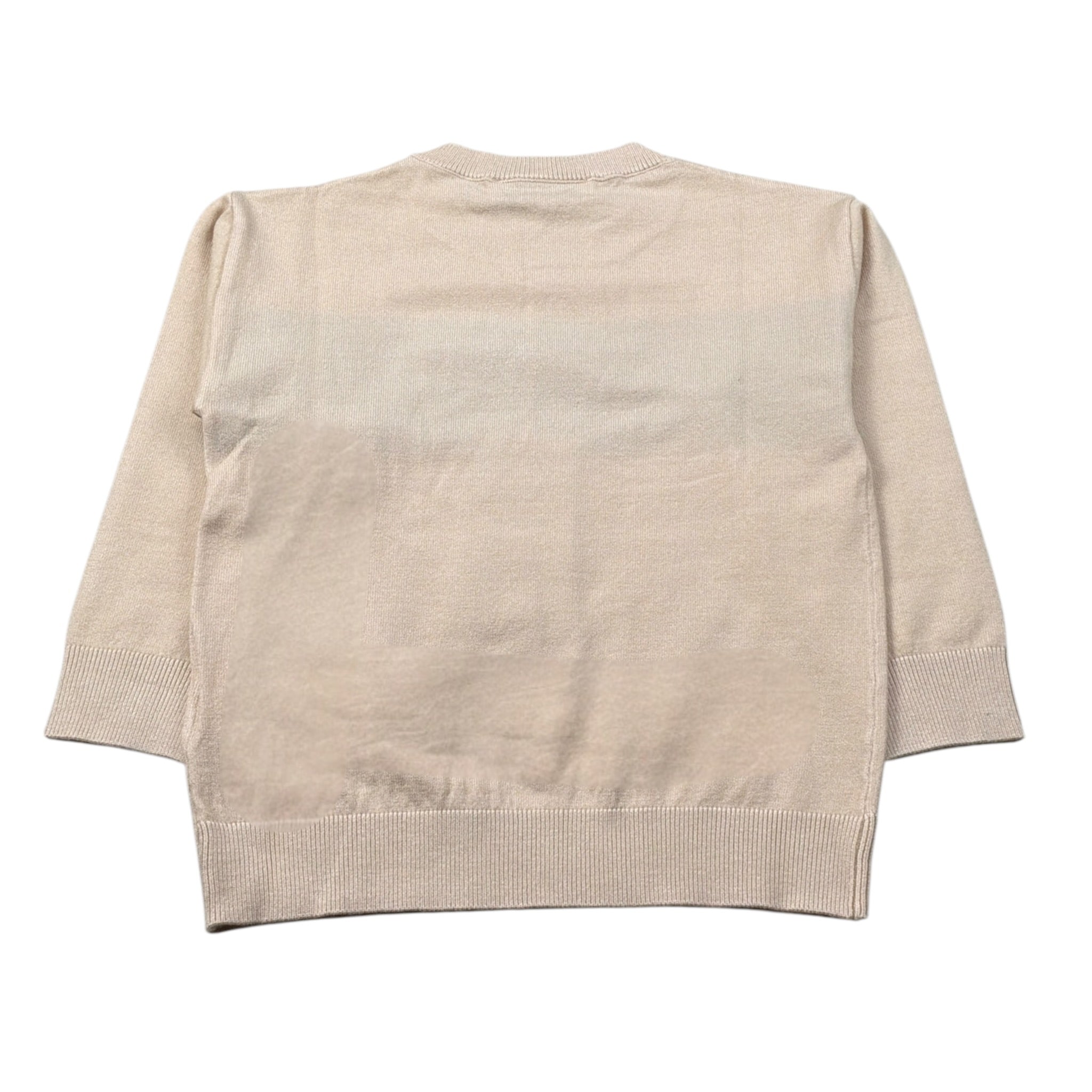 Manuel Ritz Maglia Girocollo tinta unita con Logo Beige per Bambino MR3153XJ BEIGE MANUEL RITZ 