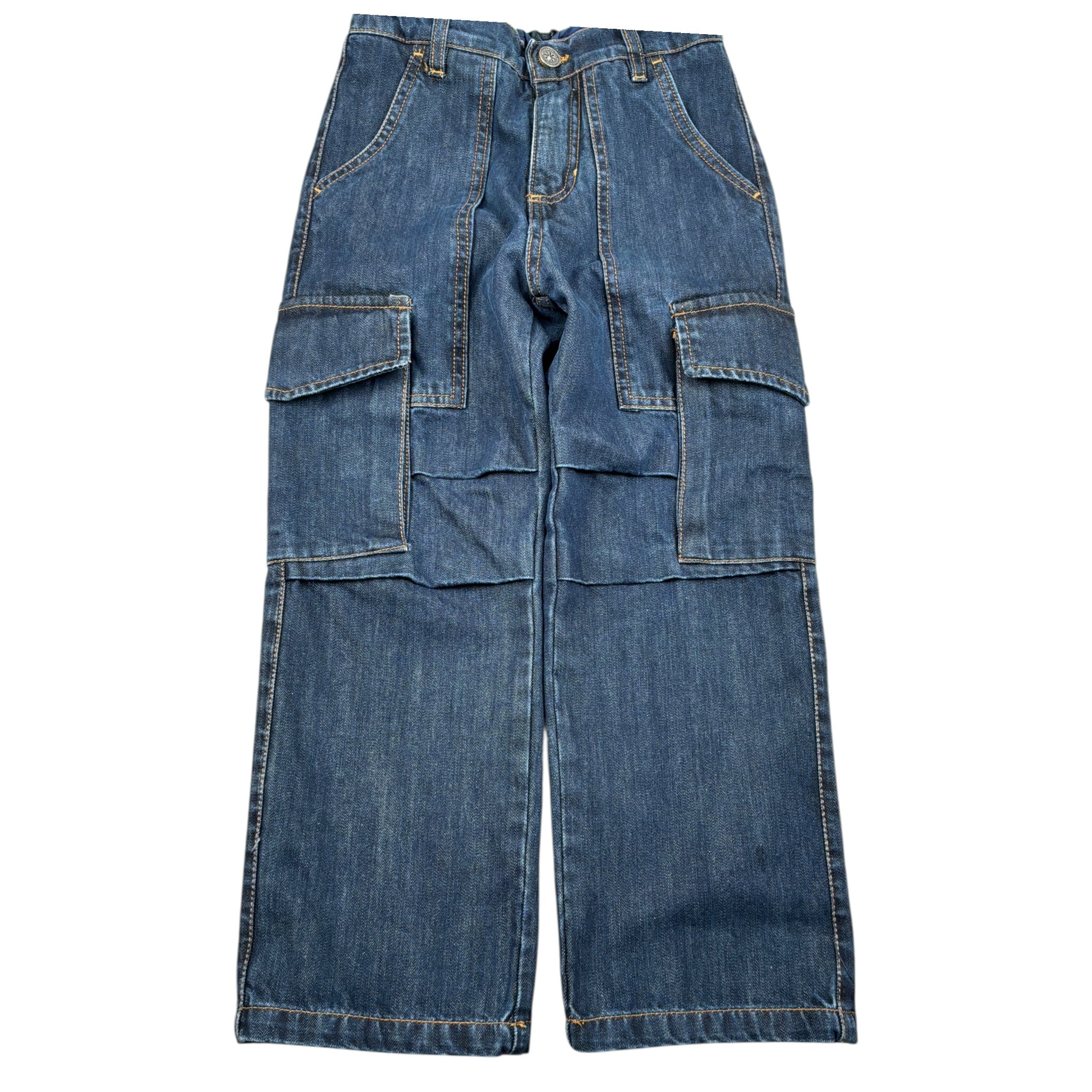Manuel Ritz Jeans tinta unita con Tasconi Blu per Bambino MR3154 BLU MANUEL RITZ 