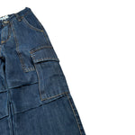 Manuel Ritz Jeans tinta unita con Tasconi Blu per Bambino MR3154 BLU MANUEL RITZ 