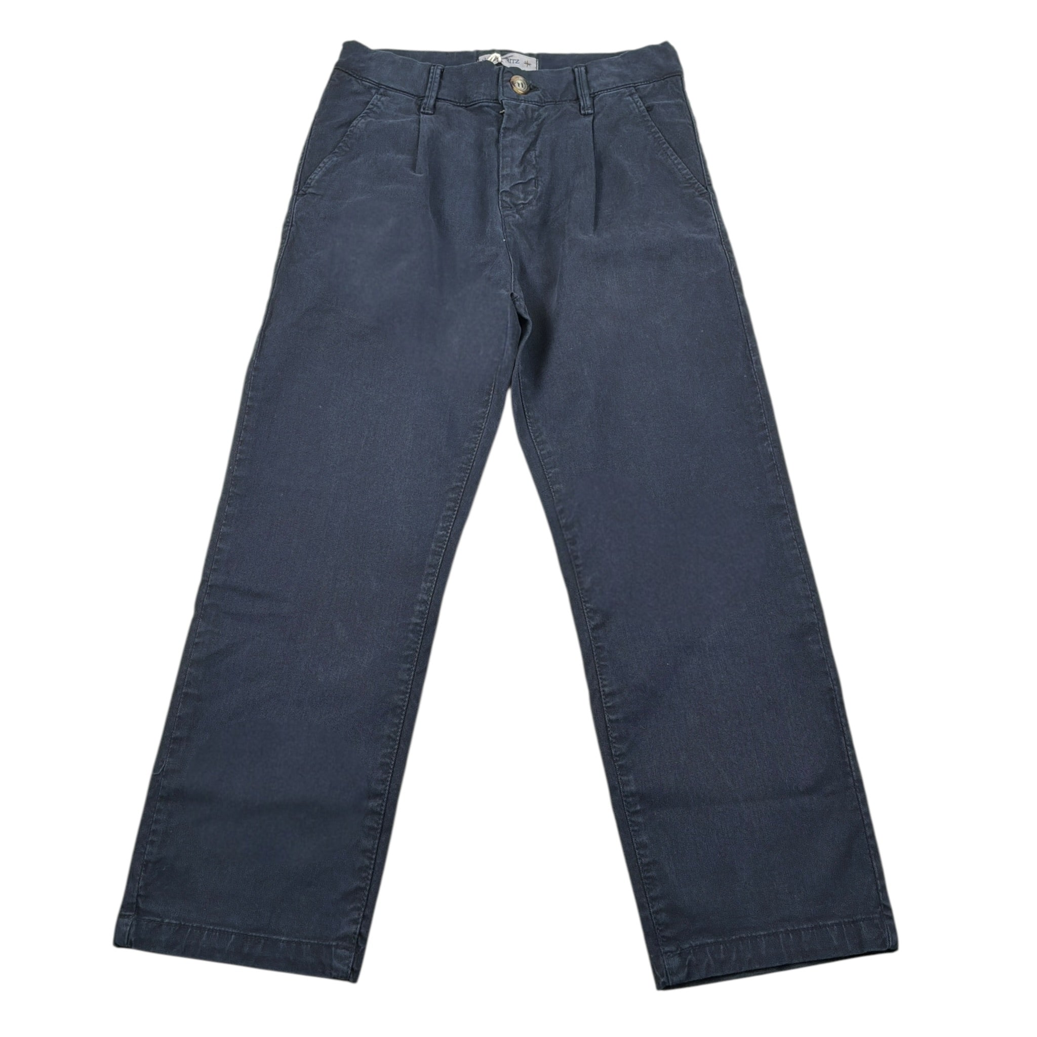 Manuel Ritz Pantalone tinta unita con Girovita Regolabile Blu per Bambino MR3166 BLU MANUEL RITZ 