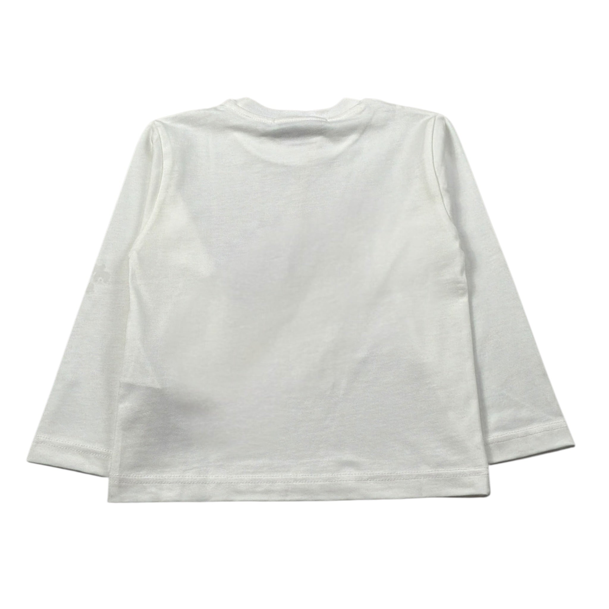 Manuel Ritz Shirt Girocollo tinta unita con Logo Panna per Neonato MR3176 PANNA MANUEL RITZ 