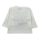 Manuel Ritz Shirt Girocollo tinta unita con Logo Panna per Bambino MR3176X PANNA MANUEL RITZ 
