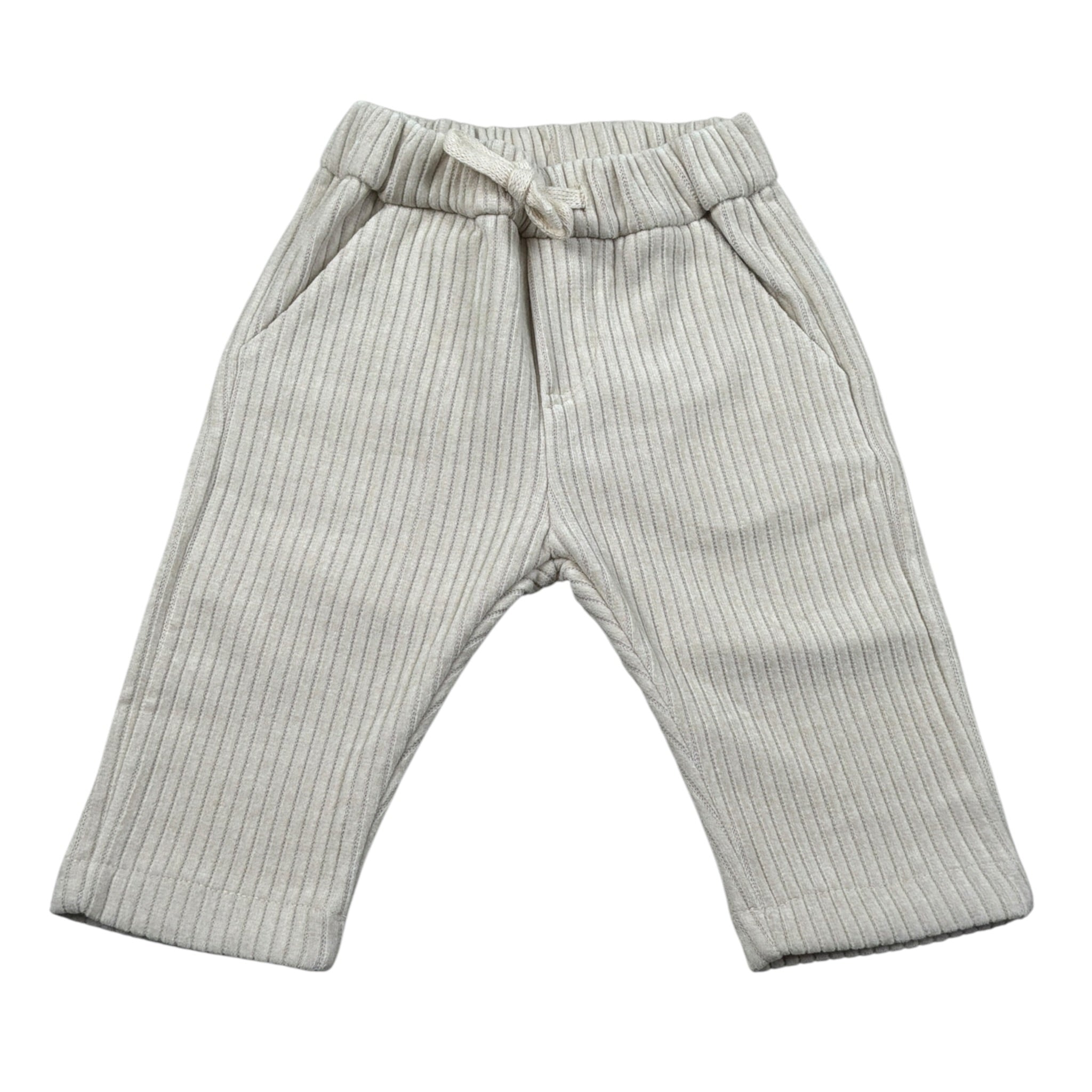 Manuel Ritz Pantalone tinta unita con Elastico In Vita Beige per Neonato MR3178X BEIGE MANUEL RITZ 