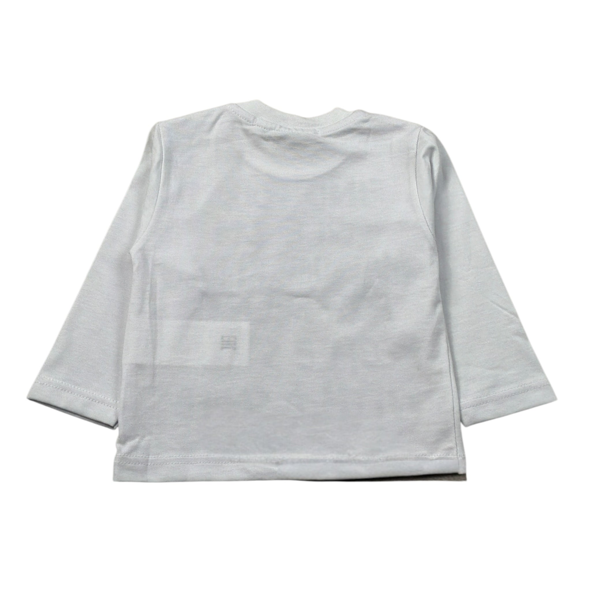 Manuel Ritz Shirt Girocollo tinta unita con Logo Bianco per Bambino MR3183JX BIANCO MANUEL RITZ 