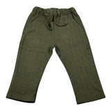 Manuel Ritz Pantalone tinta unita con Elastico In Vita Verde per Bambino MR3185JXX VERDE MANUEL RITZ 