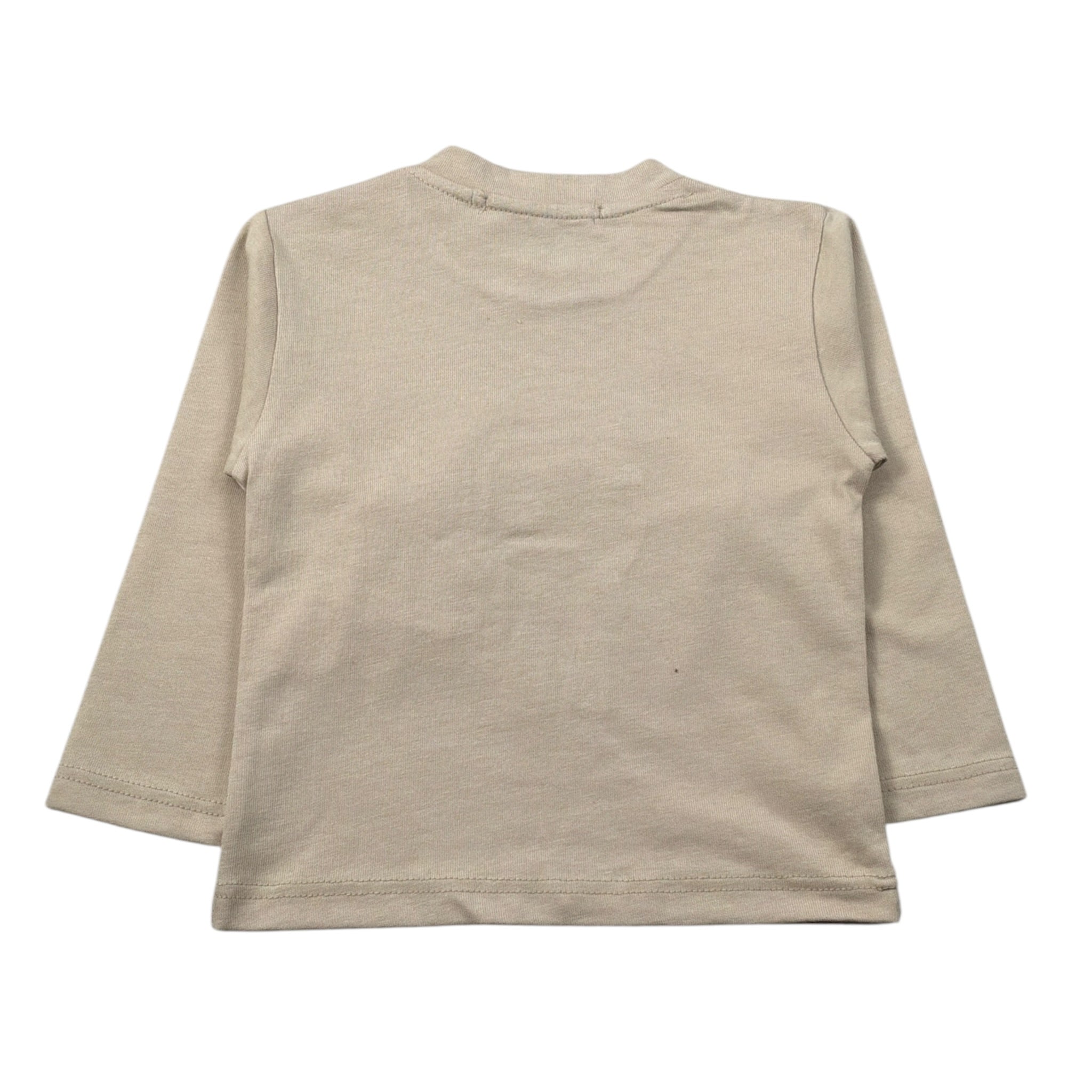 Manuel Ritz Shirt Girocollo tinta unita con Logo Beige per Neonato MR3232N BEIGE MANUEL RITZ 
