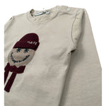 Manuel Ritz Shirt Girocollo tinta unita con Logo Beige per Neonato MR3232N BEIGE MANUEL RITZ 