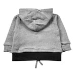 Manuel Ritz Felpa Chiusa con Cappuccio tinta unita Grigio per Neonato MR3233 GRIGIO MANUEL RITZ 