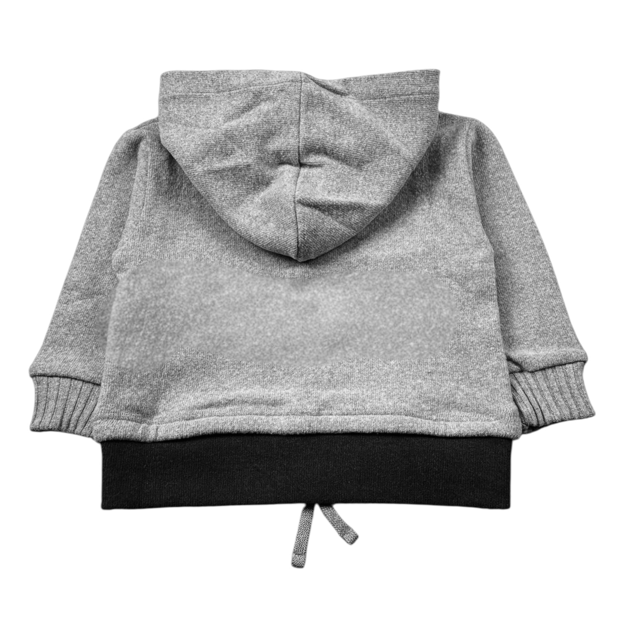 Manuel Ritz Felpa Chiusa con Cappuccio tinta unita Grigio per Neonato MR3233 GRIGIO MANUEL RITZ 
