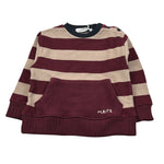 Manuel Ritz Felpa Chiusa Girocollo Bicolore Rosso/Beige per Neonato MR3234 ROSSO/BEIGE MANUEL RITZ 