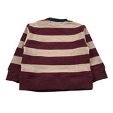 Manuel Ritz Felpa Chiusa Girocollo Bicolore Rosso/Beige per Neonato MR3234 ROSSO/BEIGE MANUEL RITZ 