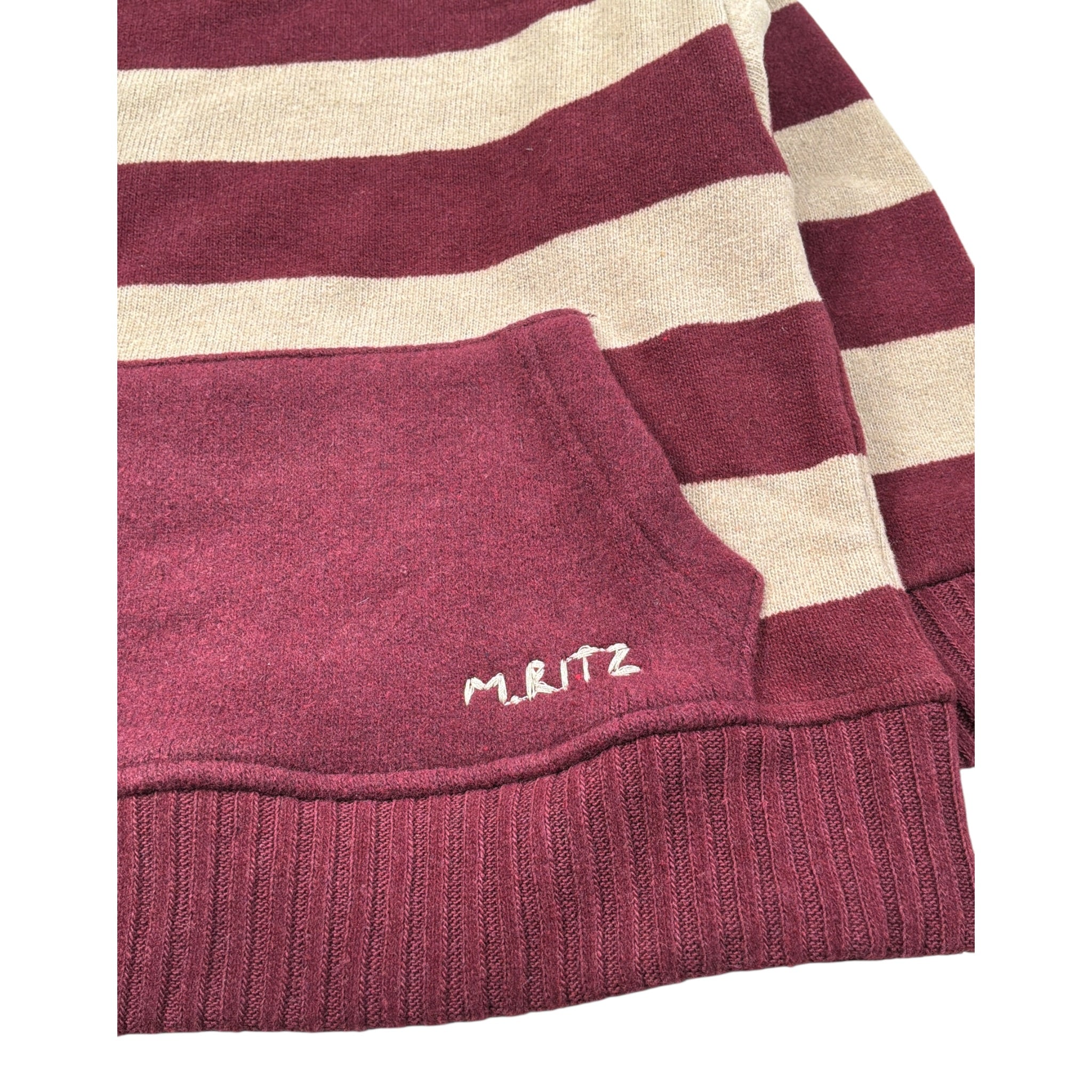 Manuel Ritz Felpa Chiusa Girocollo Bicolore Rosso/Beige per Neonato MR3234 ROSSO/BEIGE MANUEL RITZ 