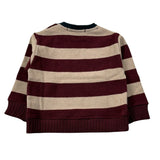 Manuel Ritz Felpa Chiusa Girocollo Bicolore Rosso/Beige per Neonato MR3234X ROSSO/BEIGE MANUEL RITZ 