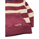 Manuel Ritz Felpa Chiusa Girocollo Bicolore Rosso/Beige per Neonato MR3234X ROSSO/BEIGE MANUEL RITZ 