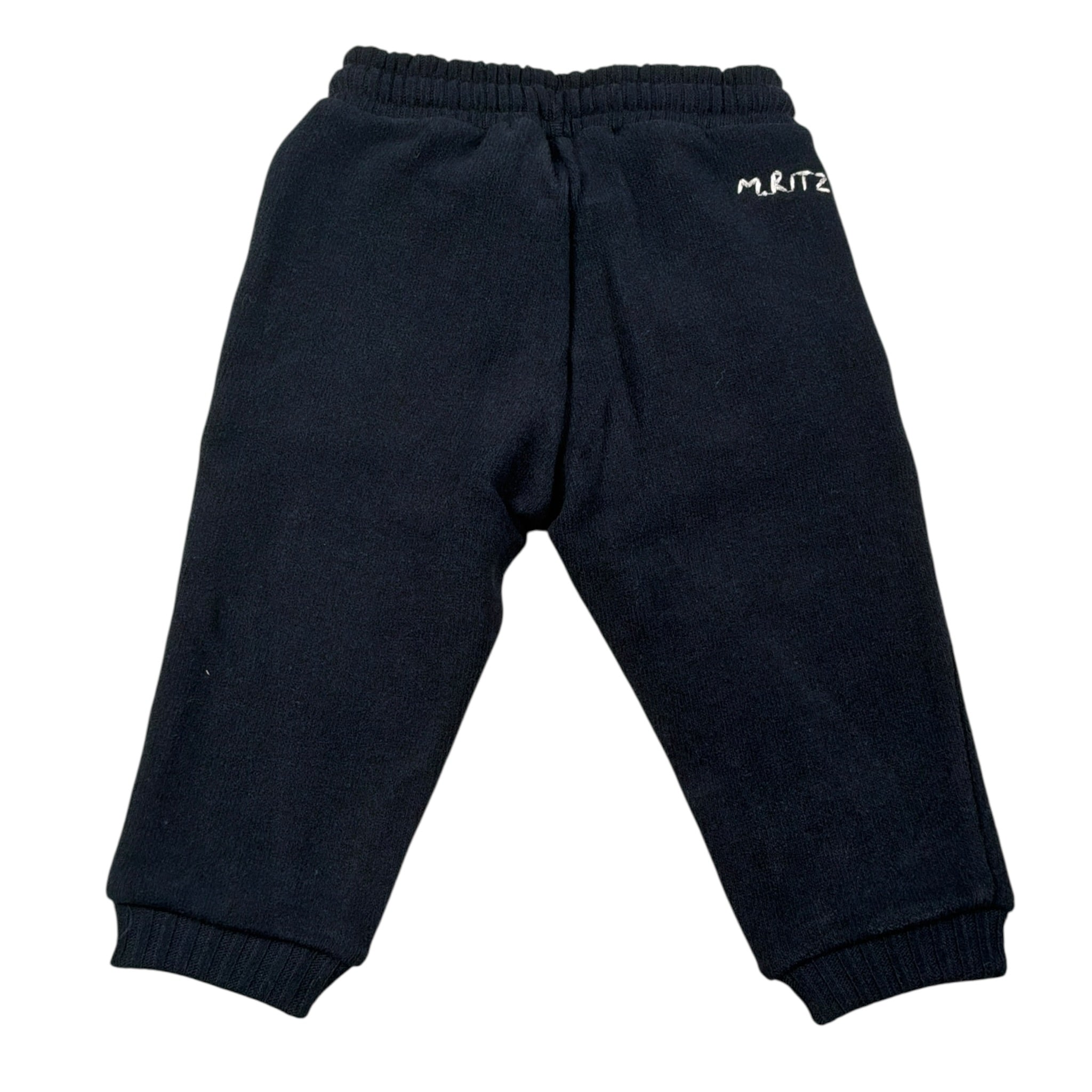 Manuel Ritz Pantalone tinta unita con Elastico In Vita Blu per Neonato MR3235 BLU MANUEL RITZ 