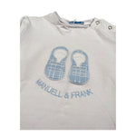 Manuell & Frank Body Manica Lunga tinta unita Bianco per Neonato G7178I BIANCO MANUELL & FRANK 
