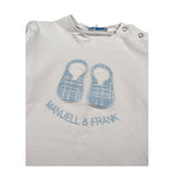 Manuell & Frank Body Manica Lunga tinta unita Bianco per Neonato G7178I BIANCO MANUELL & FRANK 