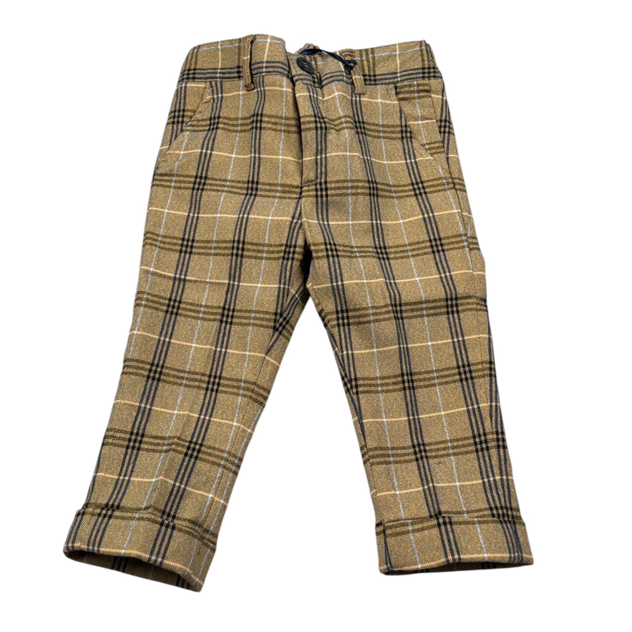 Manuell & Frank Pantalone con Elastico In Vita Cammello per Bambino MF1454N CAMMELLO MANUELL & FRANK 