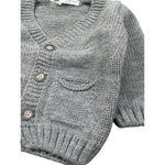 Manuell & Frank Cardigan tinta unita Grigio per Neonato MF4447I GRIGIO MANUELL & FRANK 