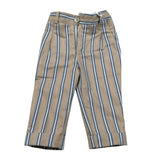 Manuell & Frank Pantalone con Elastico In Vita Fantasia A Righe Beige per Neonato PNTMNFRR BEIGE MANUELL & FRANK 
