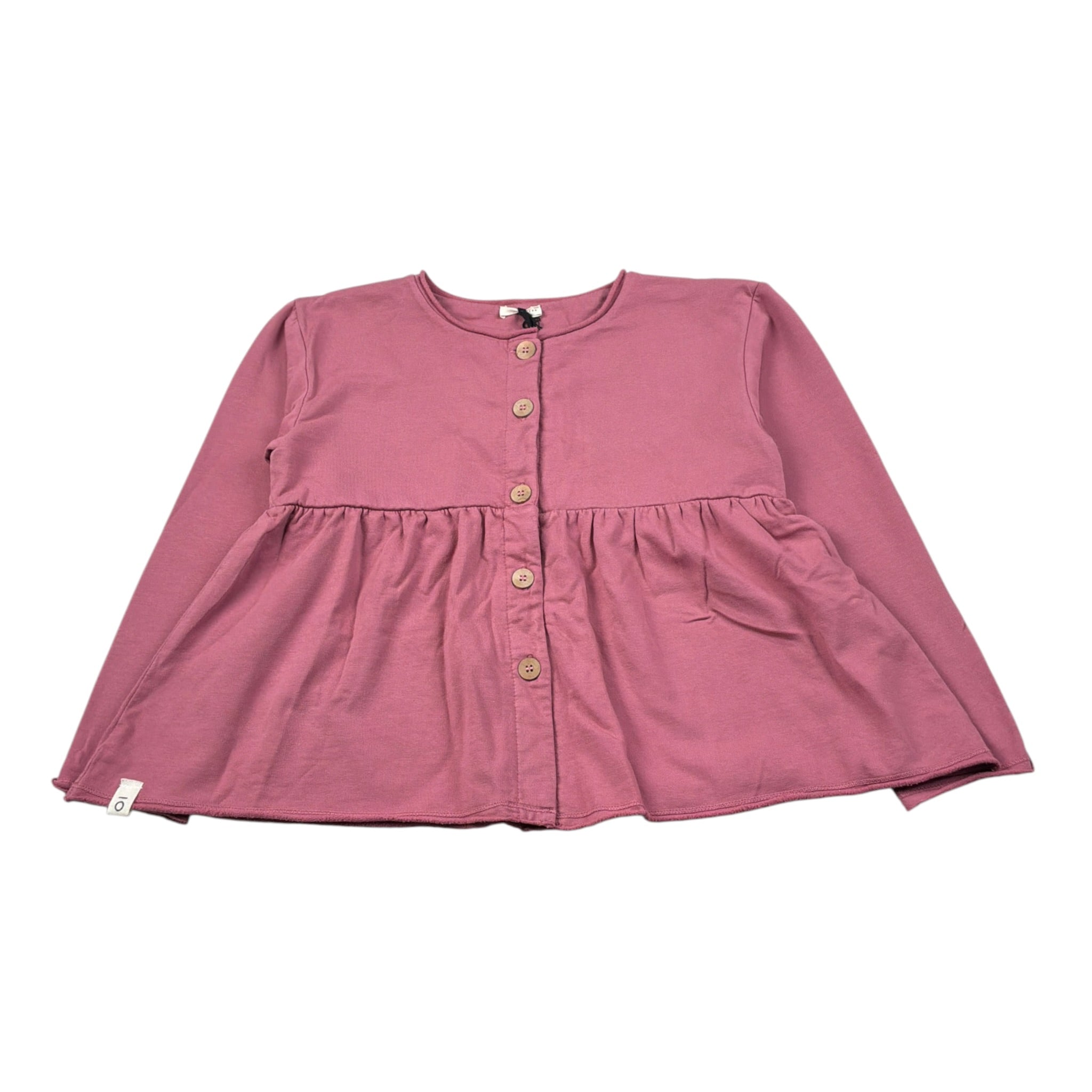 Mapero Cardigan tinta unita Rosa per Bambina M30333 ROSA MAPERO 