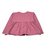 Mapero Cardigan tinta unita Rosa per Bambina M30333 ROSA MAPERO 