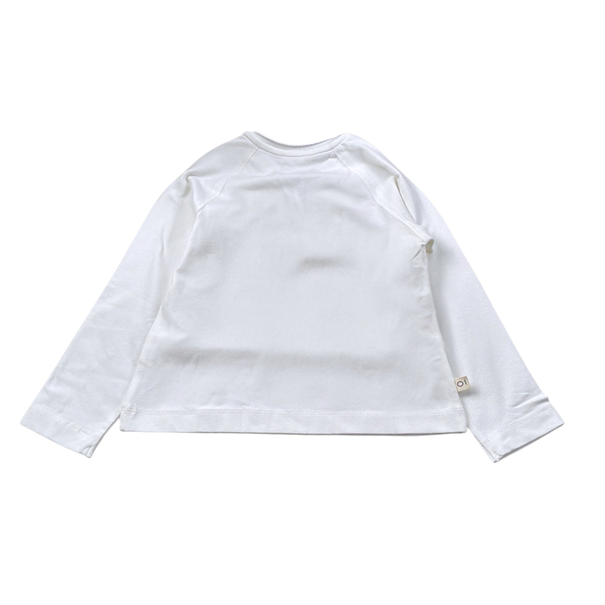Mapero' Shirt tinta unita con Stampa Bianco per Bambina M32152 BIANCO MAPERO' 