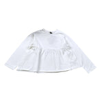 Mapero' Shirt tinta unita Bianco per Bambina M32154 BIANCO MAPERO' 