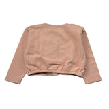 Mapero' Felpa tinta unita Crop con Zip Rosa per Neonata M32313N ROSA MAPERO' 