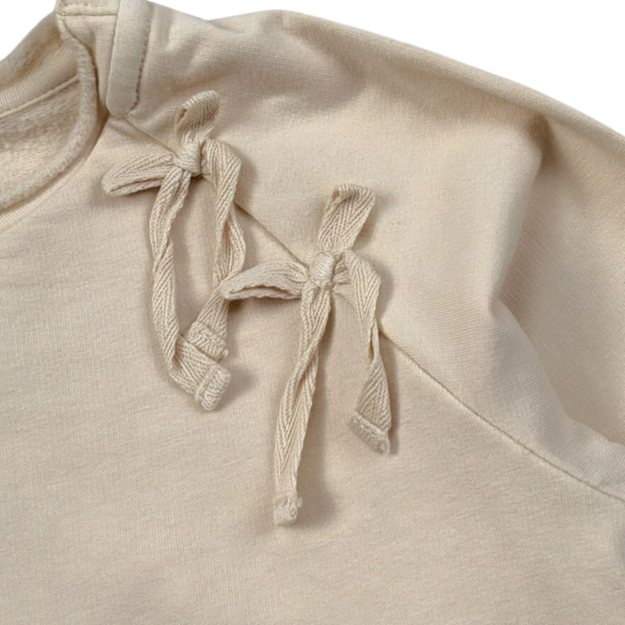 Mapero' Maglia Tint Unita con Fiocco Beige per Neonata M32314 BEIGE MAPERO' 