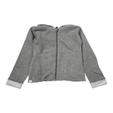 Mapero' Maglia tinta unita con Zip E Cappuccio Grigio per Bambina M32323 GRIGIO MAPERO' 